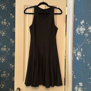 Rag & Bone Dress Enigma Black Cotton Blend Size 4 Fit & Flare Sleeveless